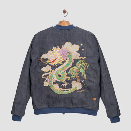 imagem BOMBER BRISA CHINESE HEMP SELVEDGE DENIM 