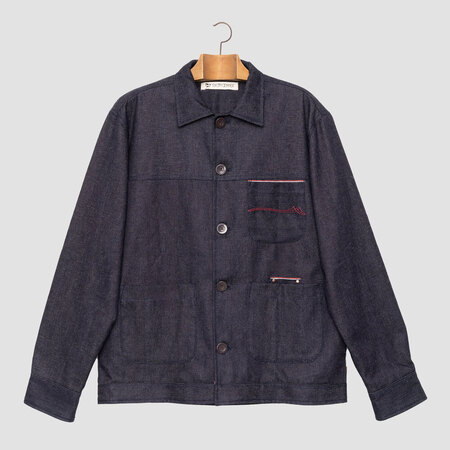 imagem WORK JACKET BLUE SELVEDGE DENIM 