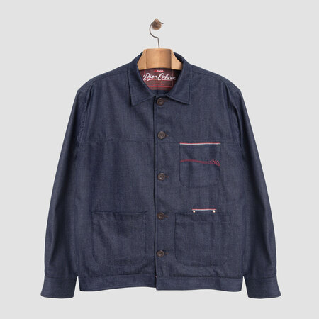 imagem JAQUETA WORKER BLUE SELVEDGE DENIM 